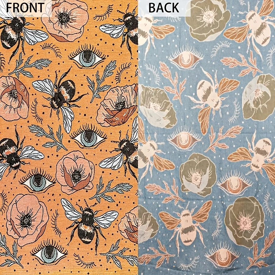 Blanket Floral Bohemian Woven
