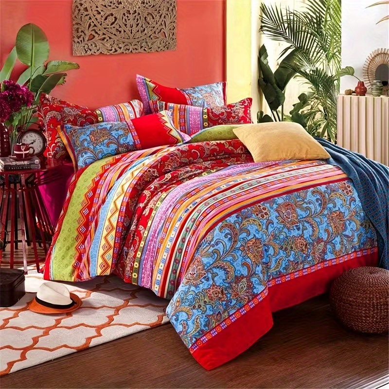 Comforter Set Floral Bohemian style WCF 2pcs 3pcs