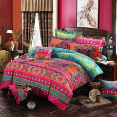 Duvet Covers & Inserts-Boho Pink 2pcs duvet cover set