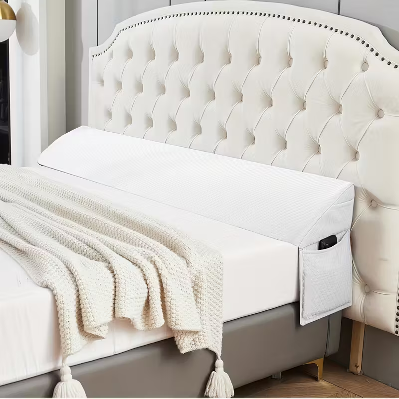 Pillows & Pillowcases-Air layer fabric gap pillow white Diamond-shaped pocket