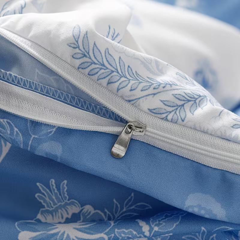 Comforter Set Floral Reversible Blue Plants DF Twin Queen King 2pcs 3pcs