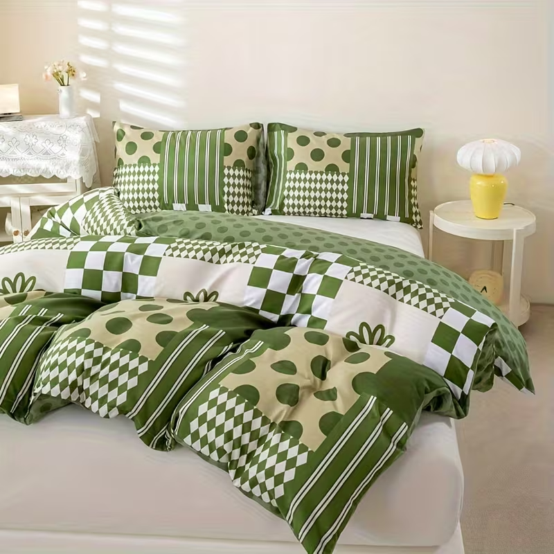 Duvet Covers & Inserts-JiaoJiaoLvYi 2pcs duvet cover set