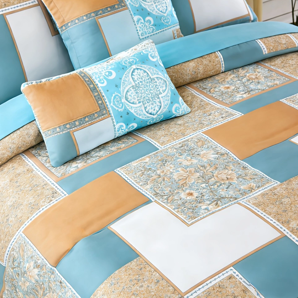 Comforter Set Geometric Reversible Patchwork KFLLYYG 2pcs 3pcs