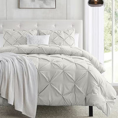 Comforter Set Pintuck White 2pcs 3pcs