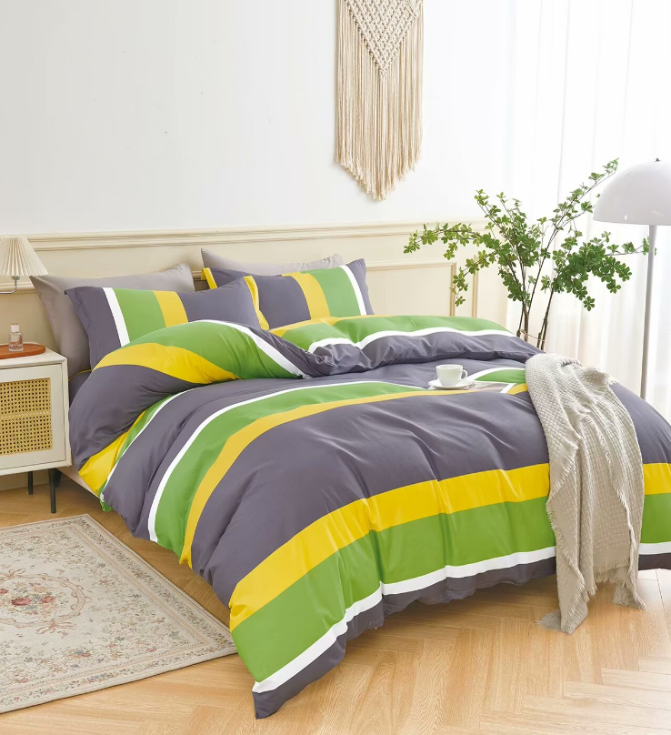 Comforter Set Geometric stripe Leisure Time 2pcs 3pcs