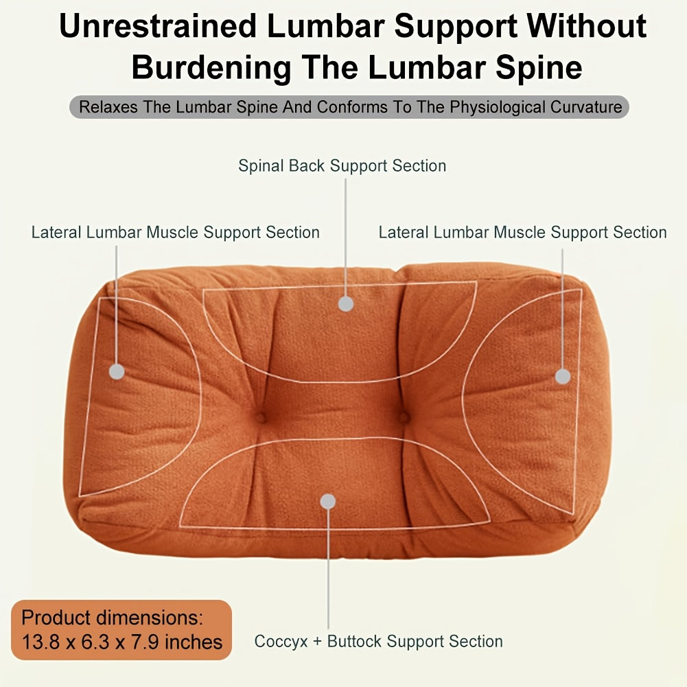 Pillows & Pillowcases-Blue-orange-beige-grey-green lumbar pillow 1PC