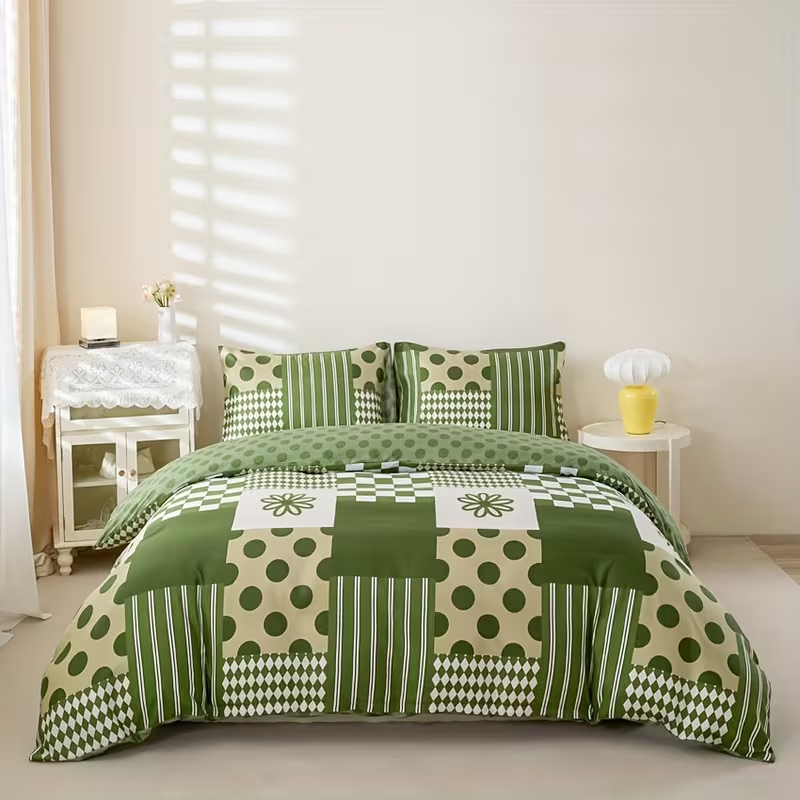Duvet Covers & Inserts-JiaoJiaoLvYi 2pcs duvet cover set