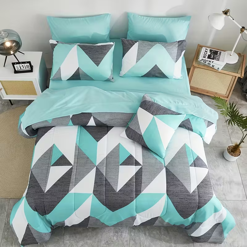 Duvet Covers & Inserts-Geometry 2pcs duvet cover set