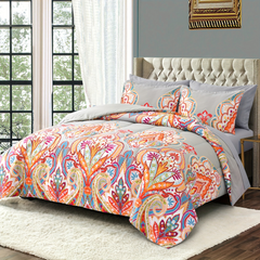 Duvet Cover Floral Reversible Bohemian style DHW Twin Queen King 2pcs 3pcs