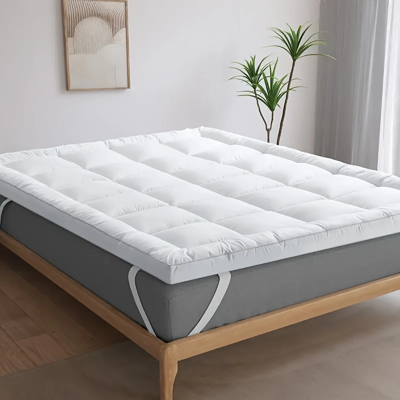Mattress Topper & Protector-Thin mattress dark grey