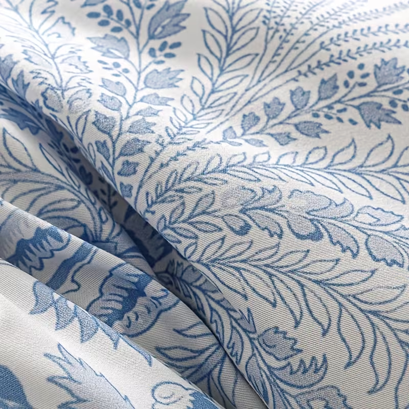 Comforter Set Floral Reversible Blue Plants DF Twin Queen King 2pcs 3pcs