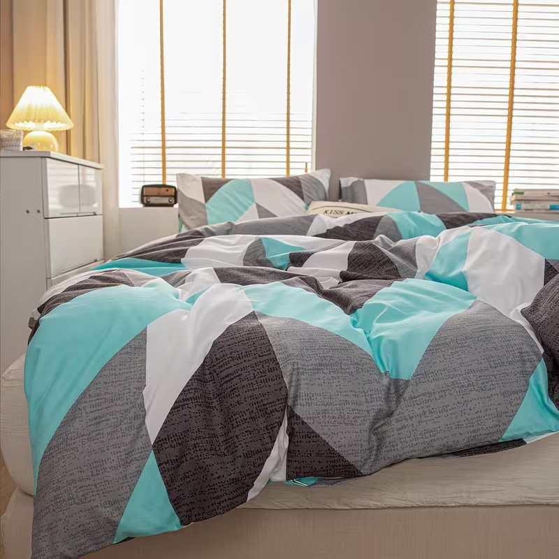 Duvet Covers & Inserts-Geometry 2pcs duvet cover set