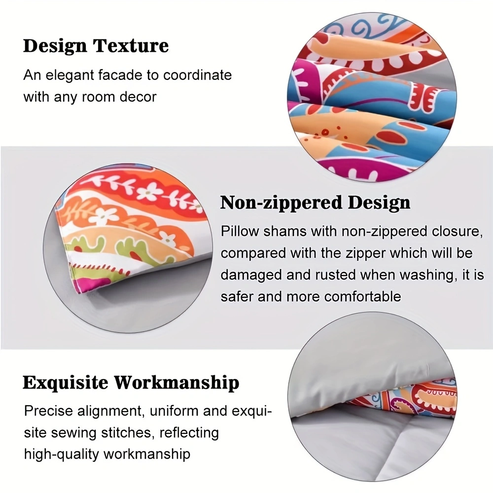 Duvet Cover Floral Reversible Bohemian style DHW Twin Queen King 2pcs 3pcs