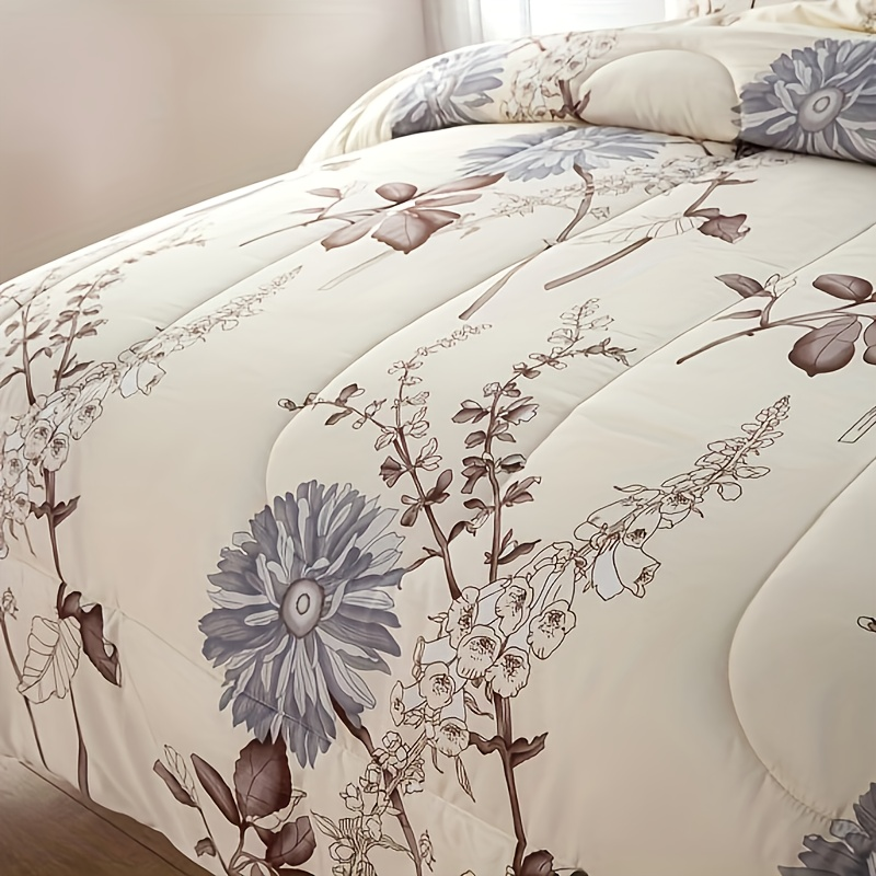 Duvet Cover Floral Blue HYJ 2pcs 3pcs
