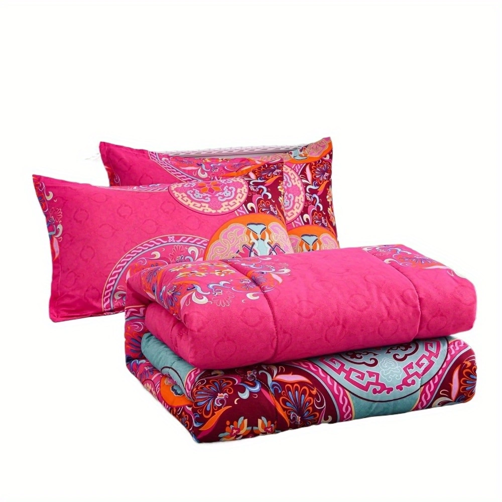 Comforter Set Floral Bohemian style YRD 2pcs 3pcs