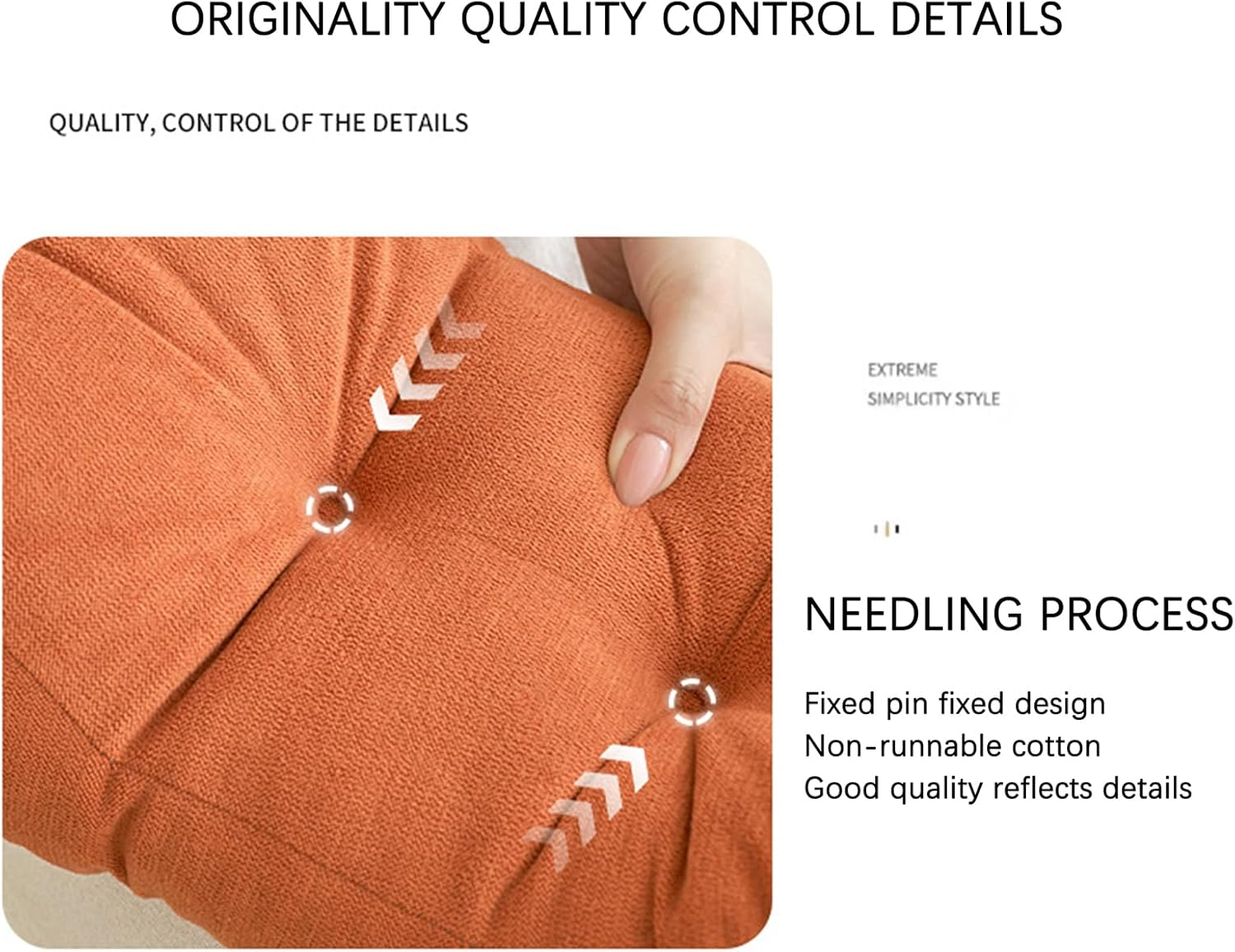 Pillows & Pillowcases-Blue-orange-beige-grey-green lumbar pillow 1PC