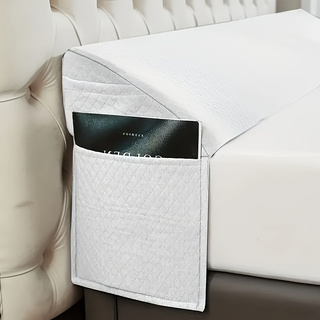 Pillows & Pillowcases-Air layer fabric gap pillow white Diamond-shaped pocket