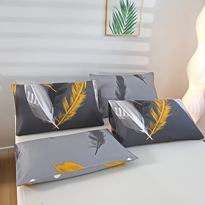 Duvet Cover Floral Feather ML 2pcs 3pcs