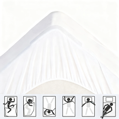 Mattress Topper & Protector-Topper Pad for Mattress White