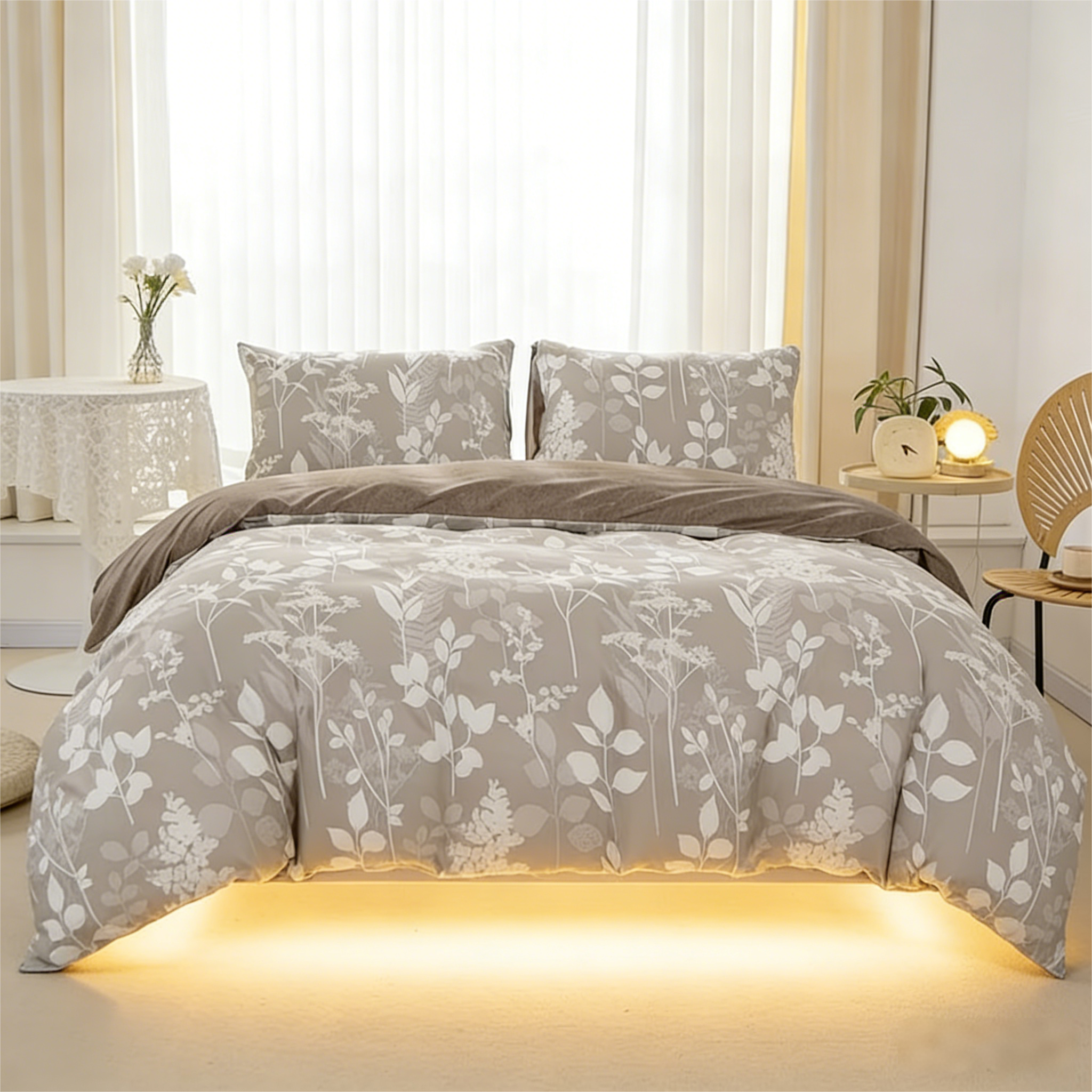 Duvet Covers & Inserts-NiHeRiZHao 2pcs duvet cover set